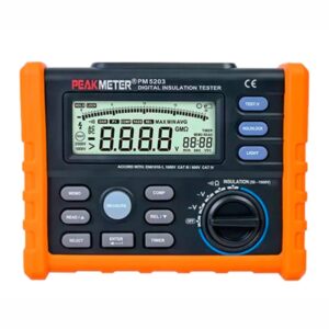 MEGOMETRO DIGITAL 1000V MS5203 PEAKMETER